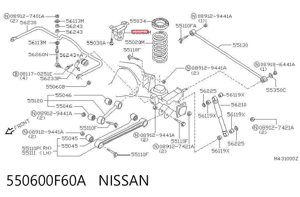 550600F60A Nissan/Infiniti