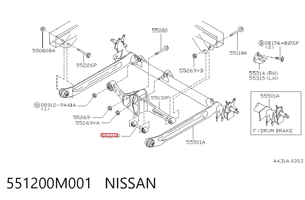 551200M001 Nissan/Infiniti