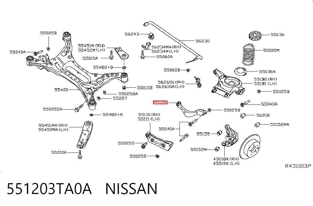 551203TA0A Nissan/Infiniti