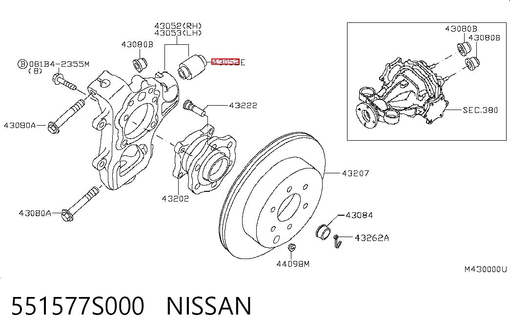 551577S000 Nissan/Infiniti