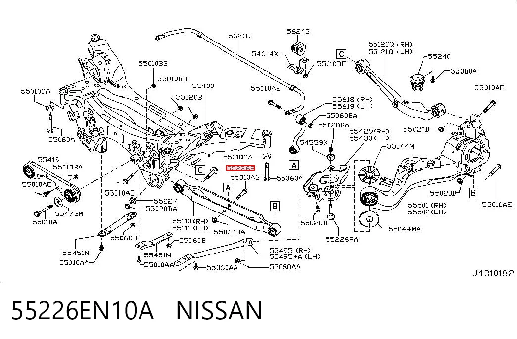 55226EN10A Nissan/Infiniti