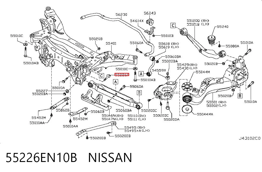 55226EN10B Nissan/Infiniti
