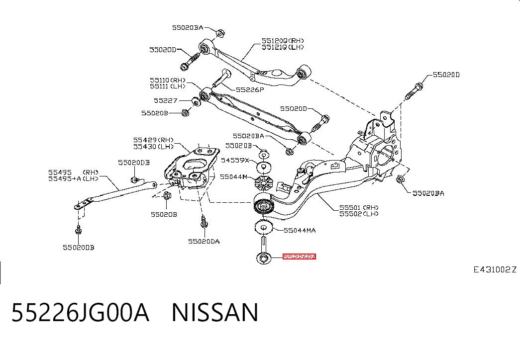 55226JG00A Nissan/Infiniti