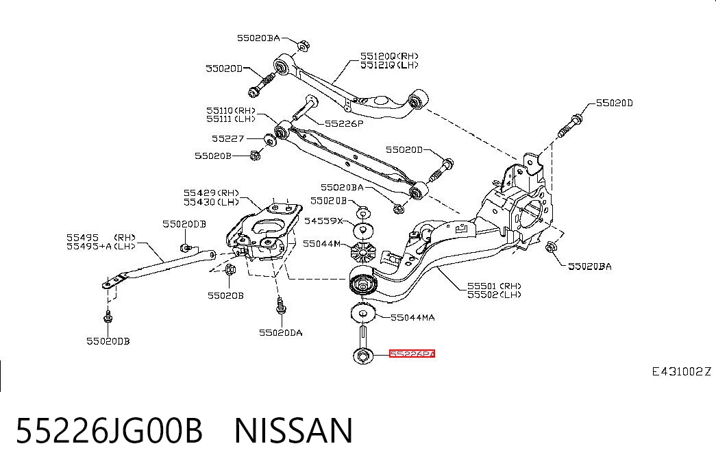 55226JG00B Nissan/Infiniti