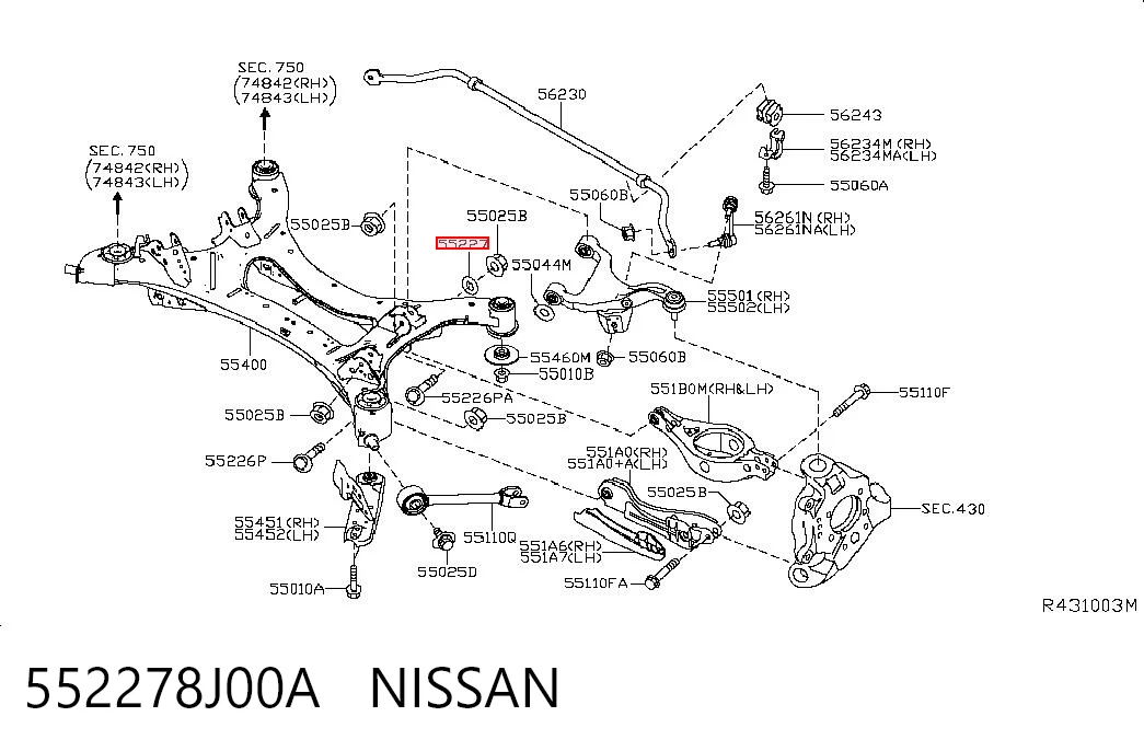 552278J00A Nissan/Infiniti