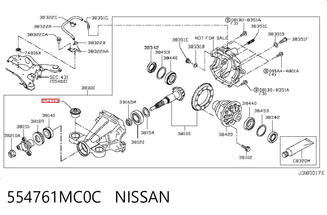 554761MC0C Nissan/Infiniti