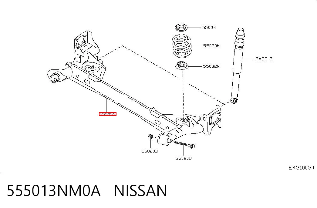 555013NM0A Nissan/Infiniti