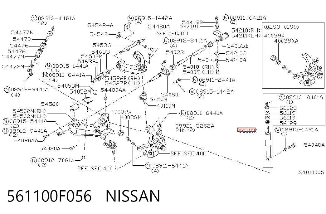 561100F056 Nissan/Infiniti