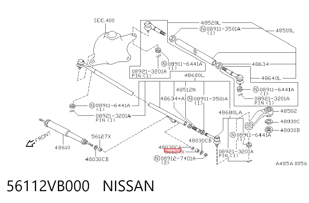 56112VB000 Nissan/Infiniti