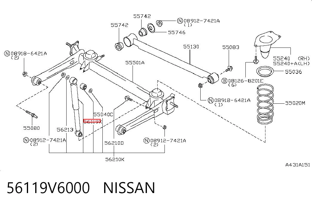 56119V6000 Nissan/Infiniti