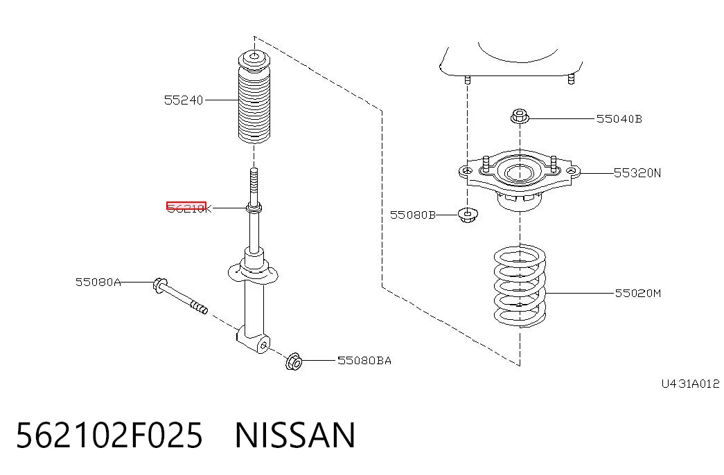 562102F025 Nissan/Infiniti