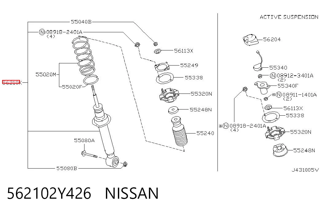 562102Y426 Nissan/Infiniti