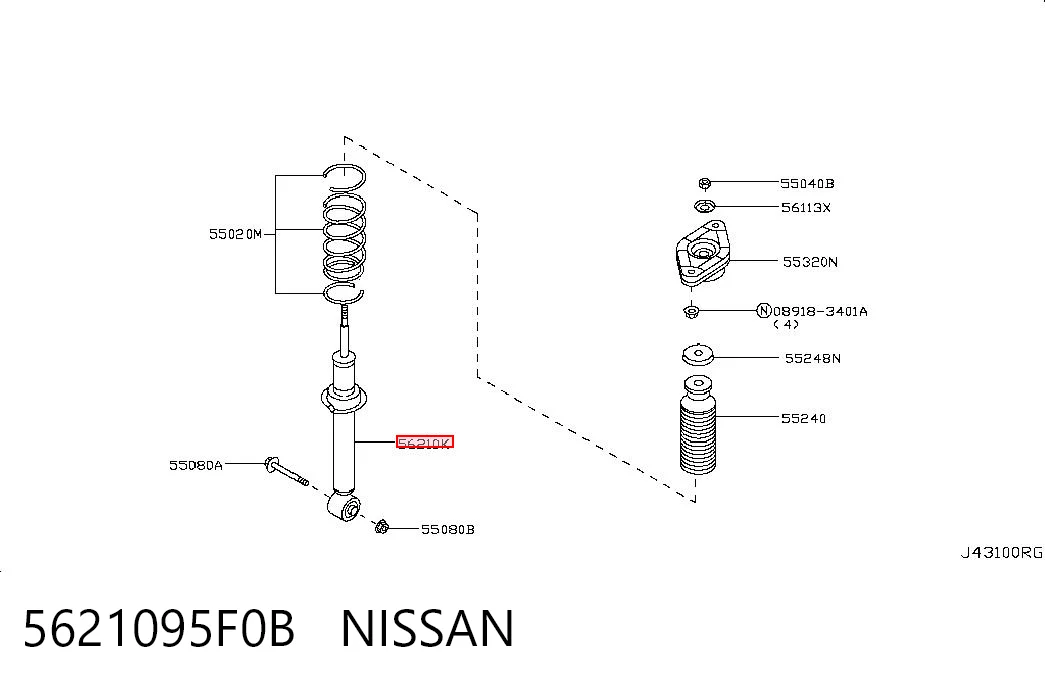 5621095F0B Nissan/Infiniti