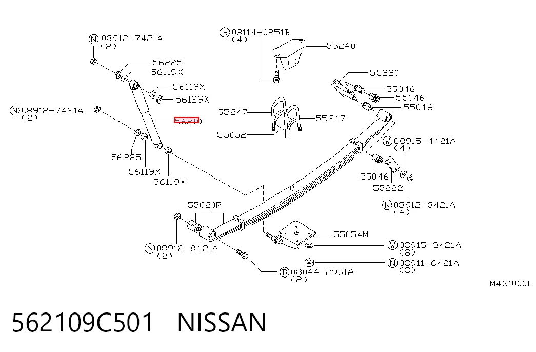 562109C501 Nissan/Infiniti
