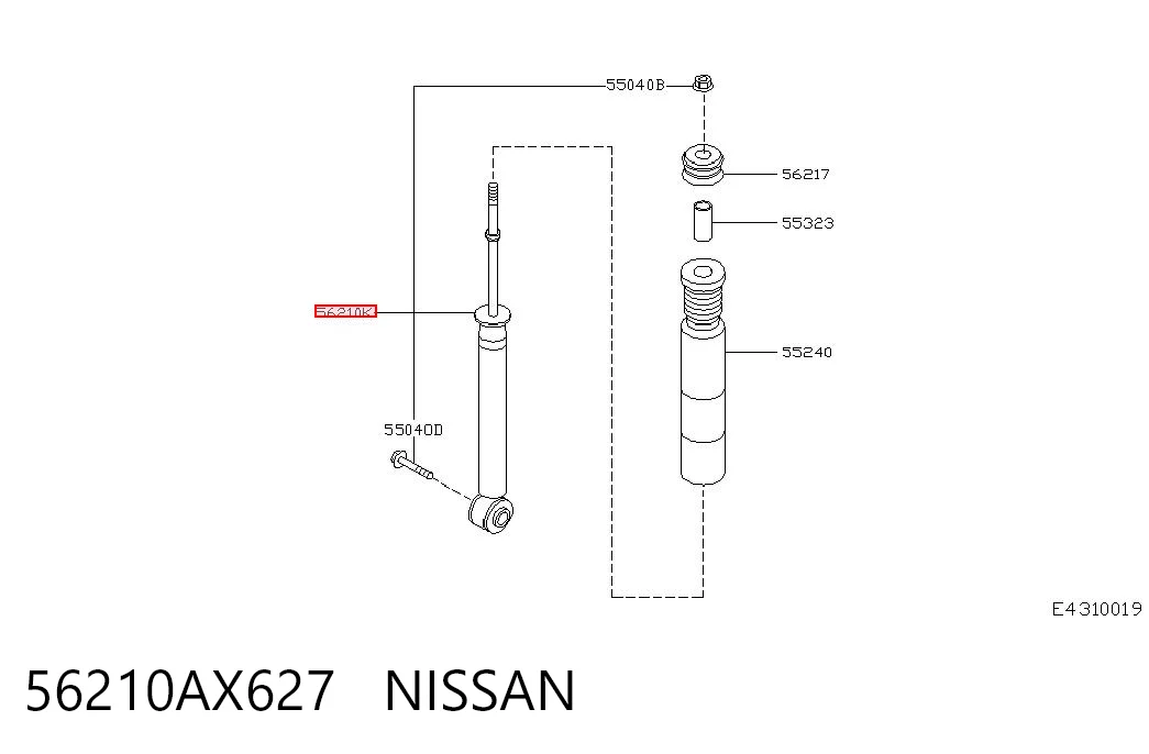 56210AX627 Nissan/Infiniti