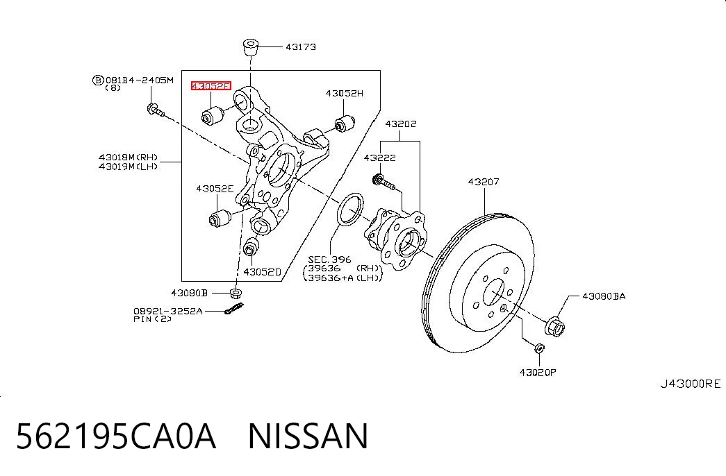 562195CA0A Nissan/Infiniti
