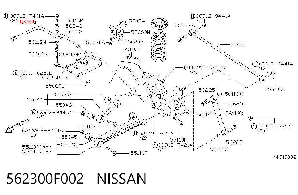 562300F002 Nissan/Infiniti