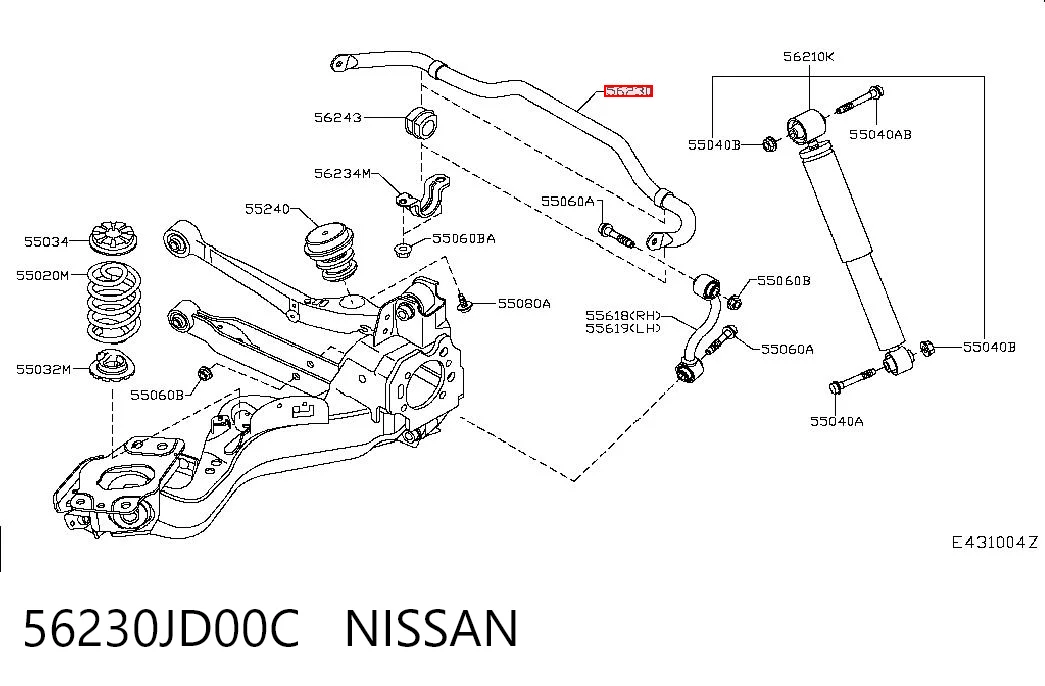 56230JD00C Nissan/Infiniti