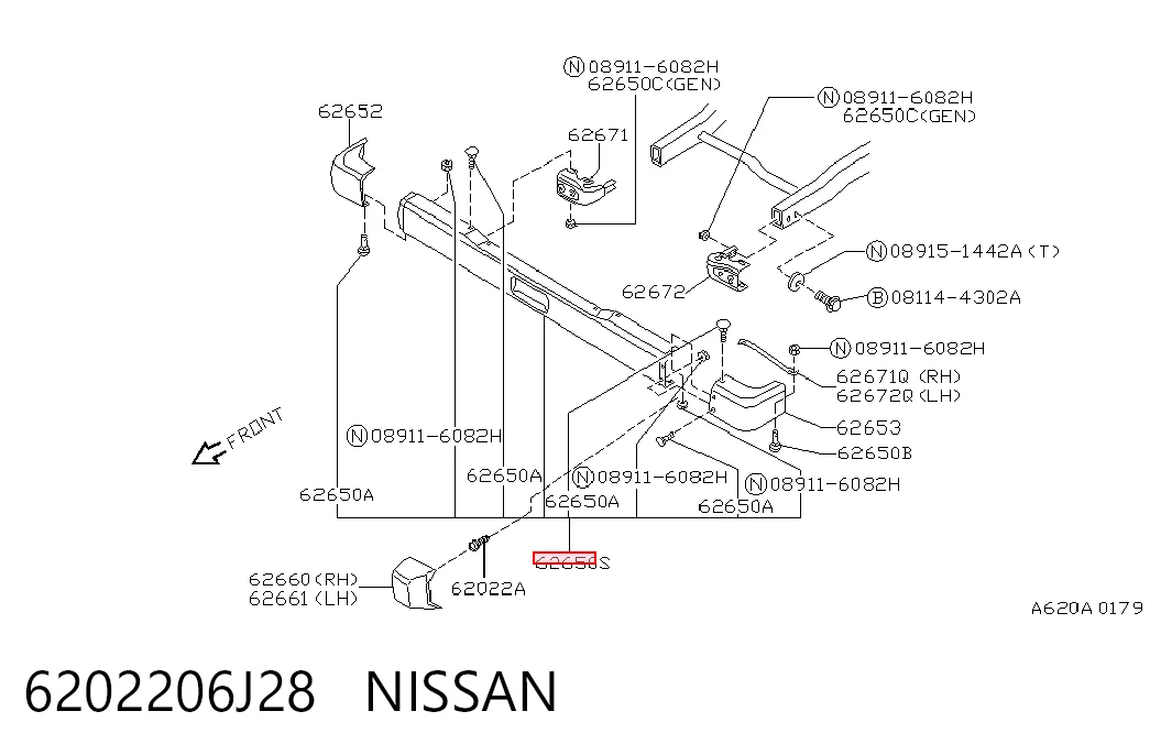 Paragolpes para Nissan Patrol Y60