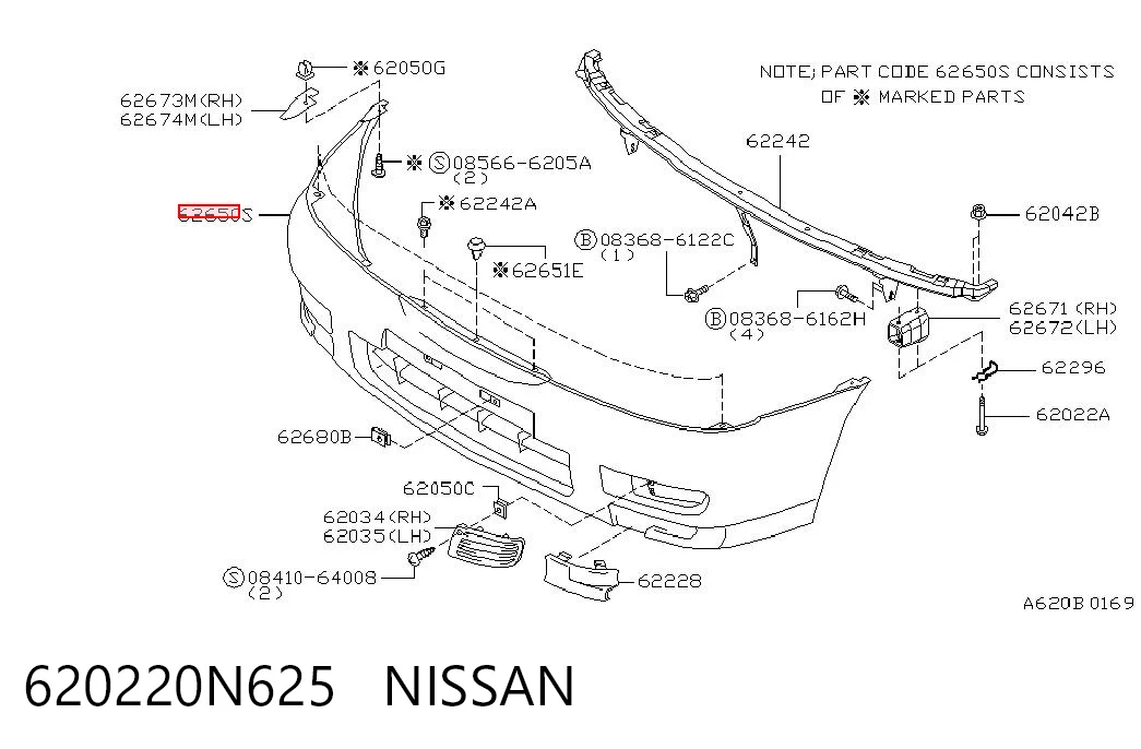Parachoques Nissan Almera I