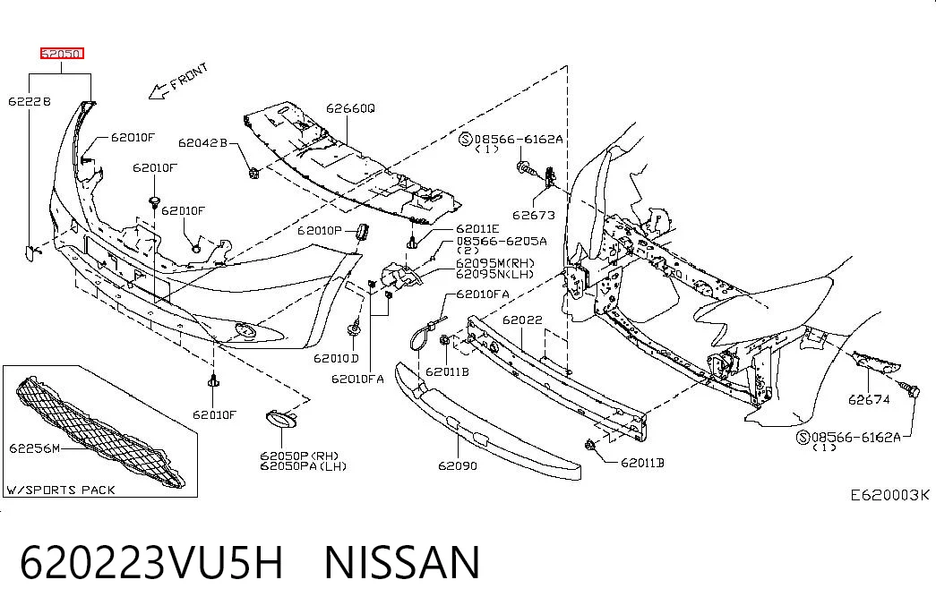 620223VU5H Nissan/Infiniti