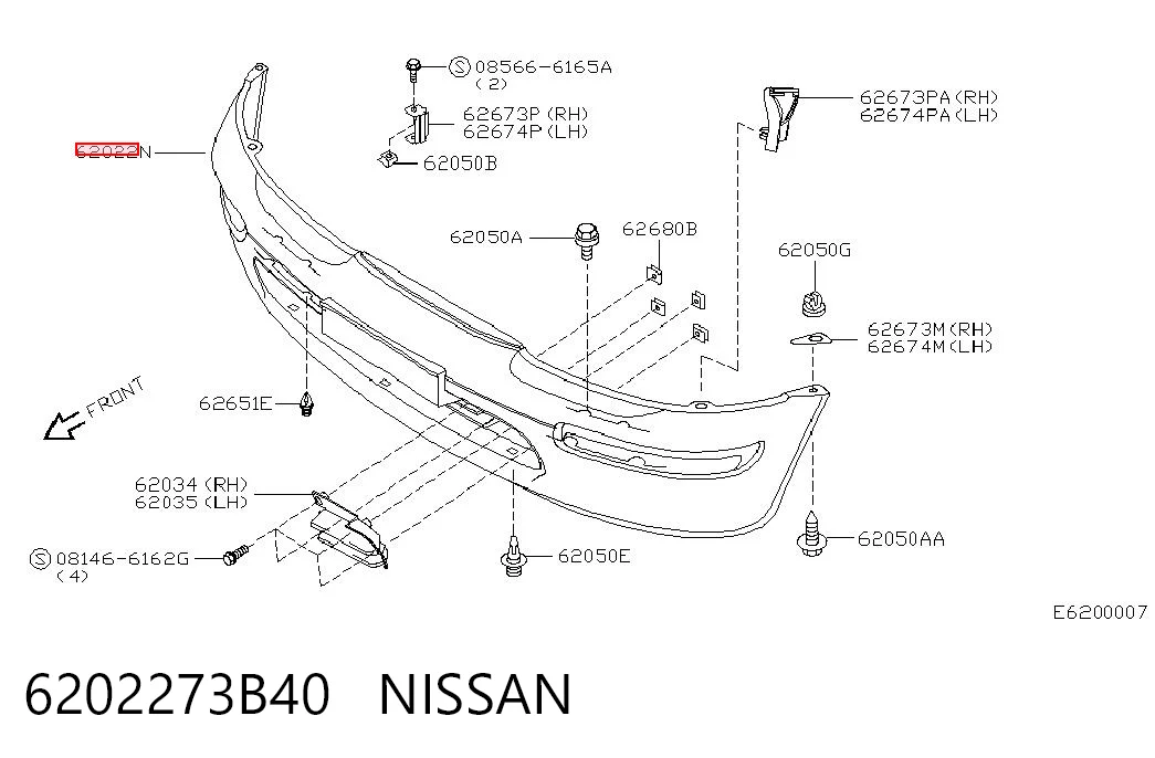 Paragolpes para Nissan Micra K11
