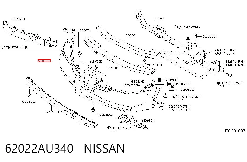 Parachoques para Nissan Primera  (P12)