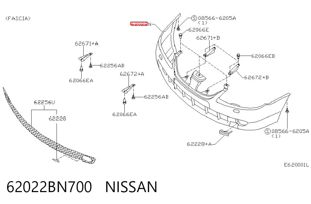 Comprar Parachoques delantero Nissan Almera II N16 a bajo precio