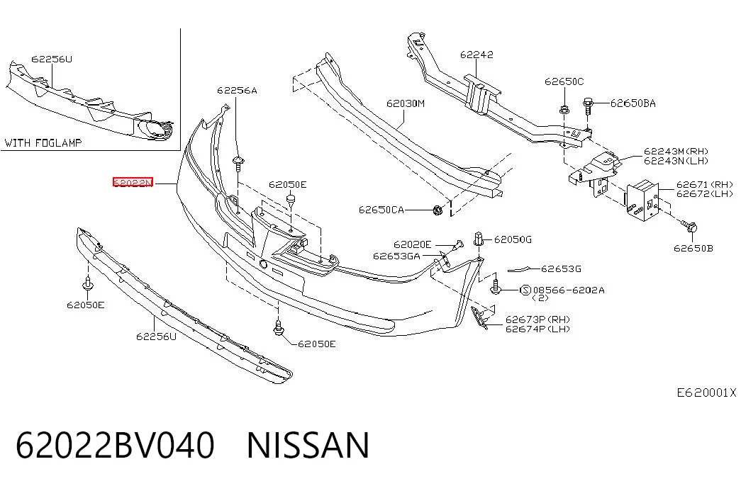 Comprar Parachoques delantero Nissan Primera  P12 a bajo precio