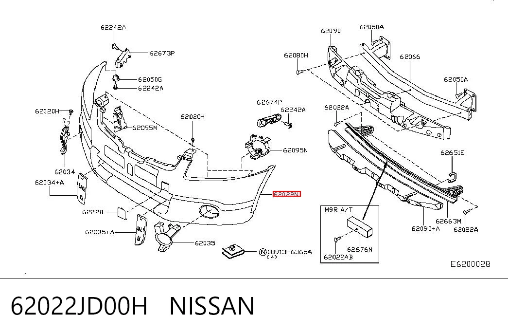 62022JD00H Nissan/Infiniti