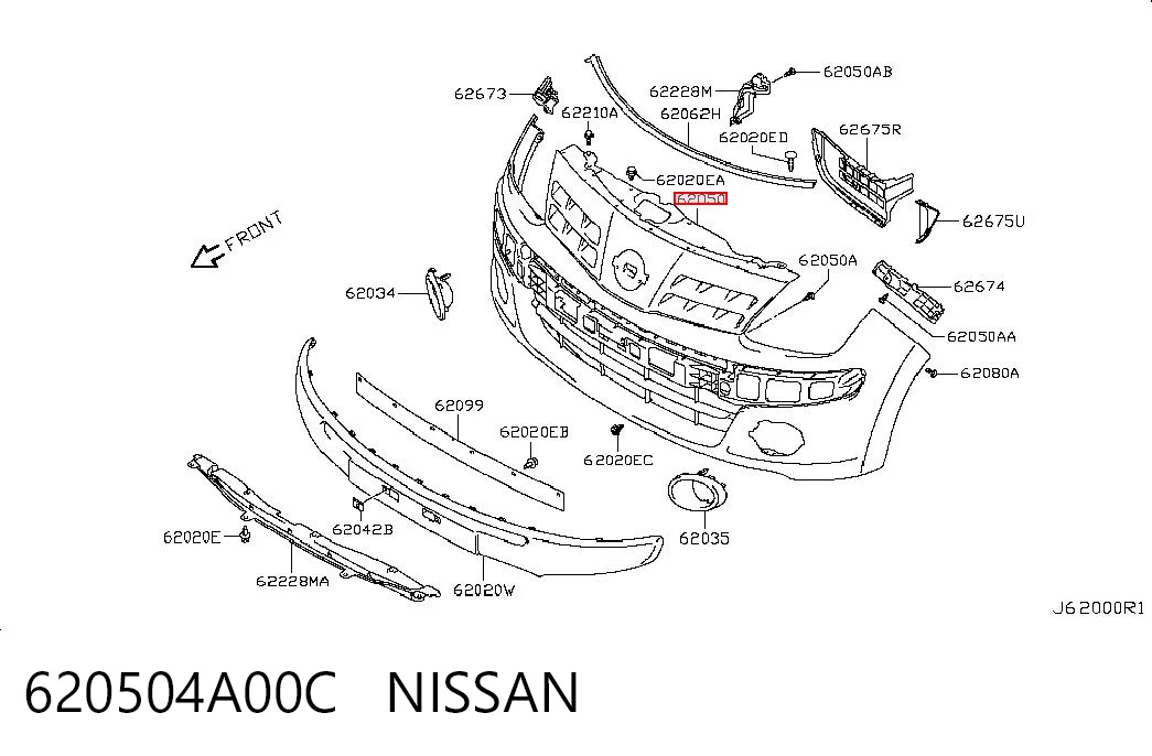 620504A00C Nissan/Infiniti