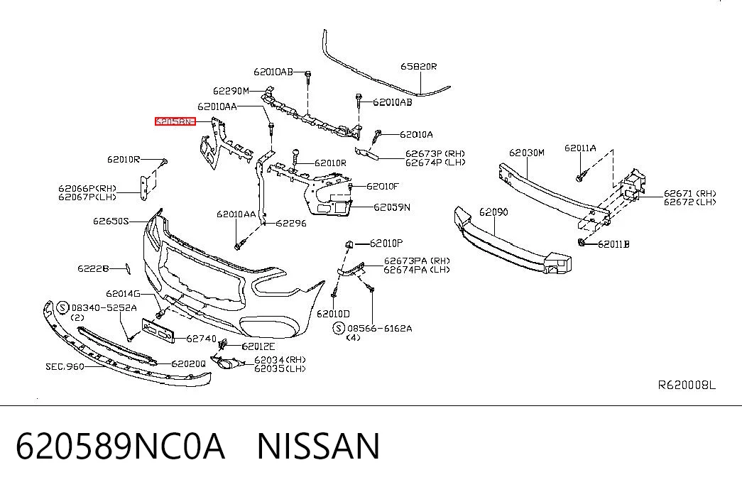 620589NC0A Nissan/Infiniti