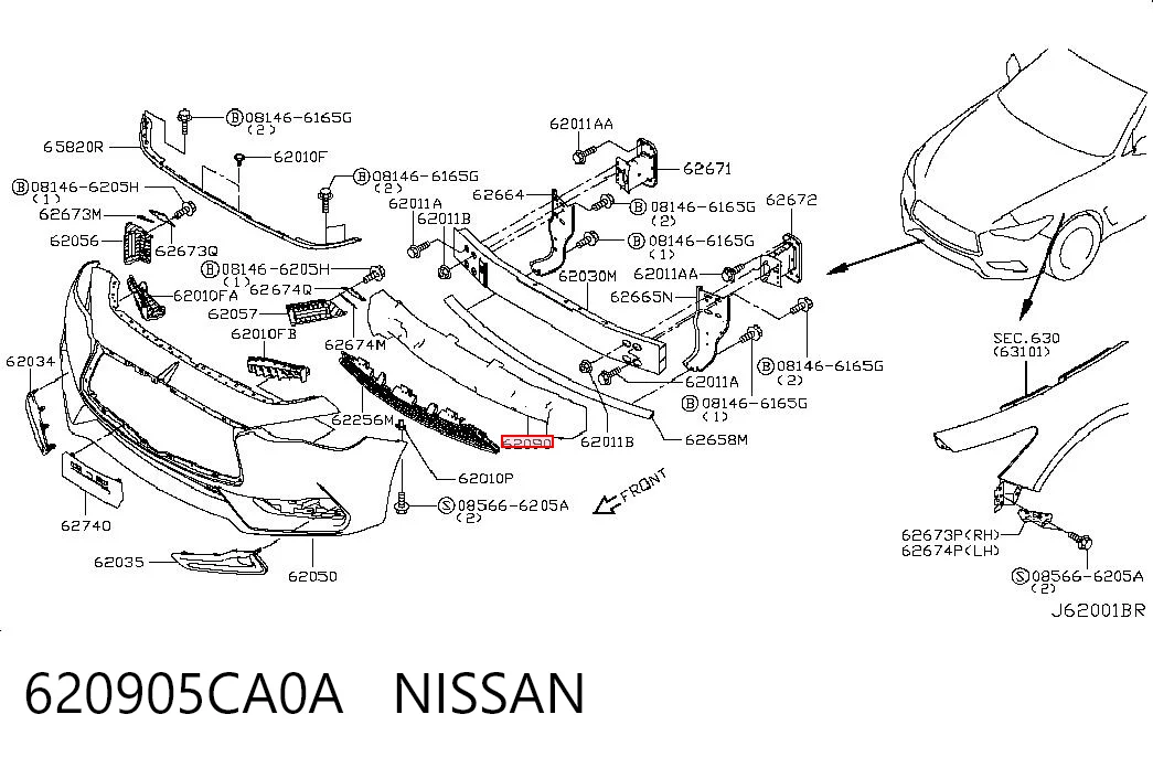 620905CA0A Nissan/Infiniti