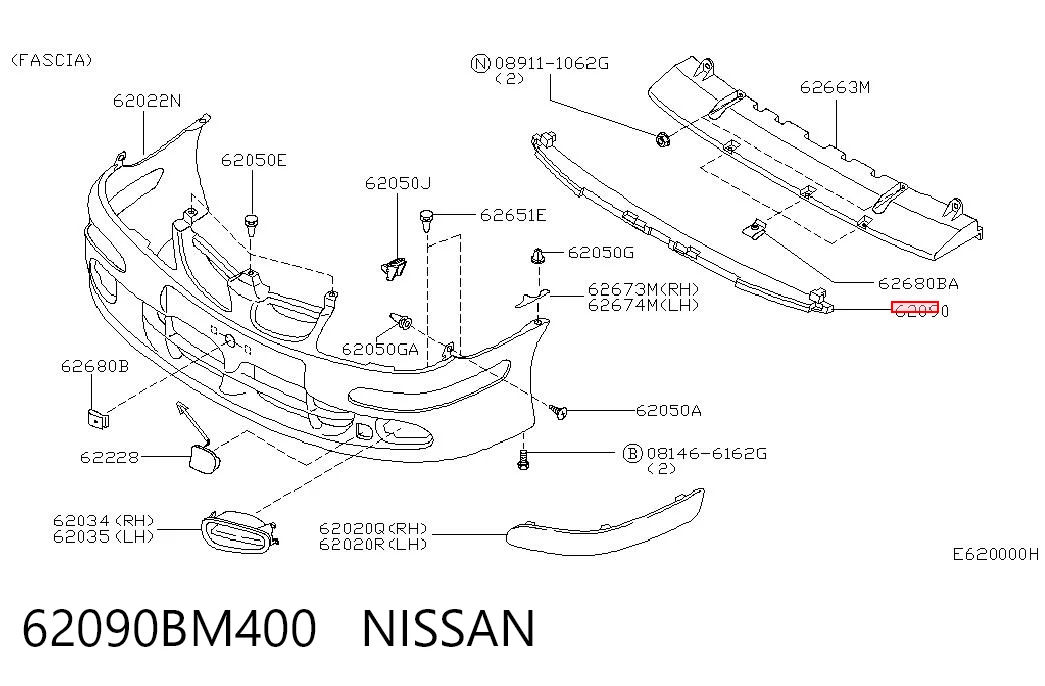 Refuerzo de parachoques delantero Nissan Almera TINO monovolumen (V10) (2000 - 2005) precio, desde 37,46 EUR