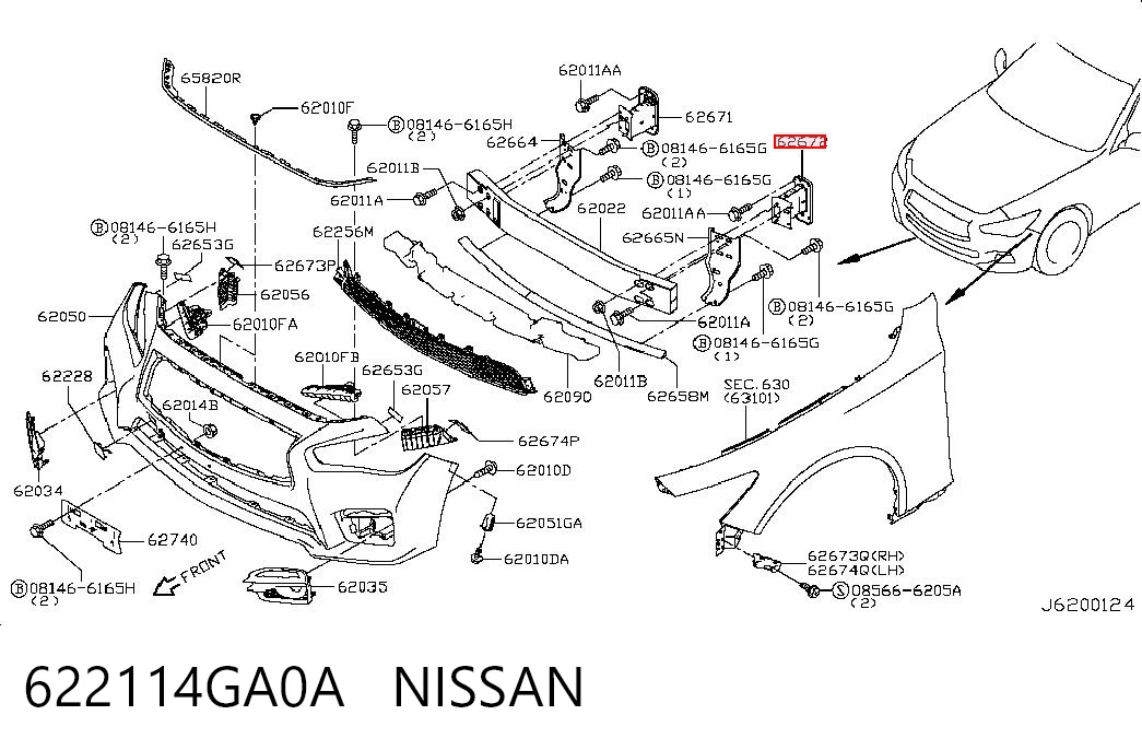 622114GA0A Nissan/Infiniti