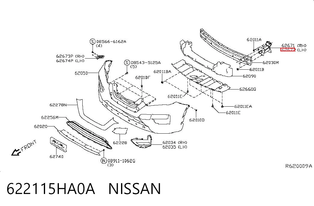 622115HA0A Nissan/Infiniti