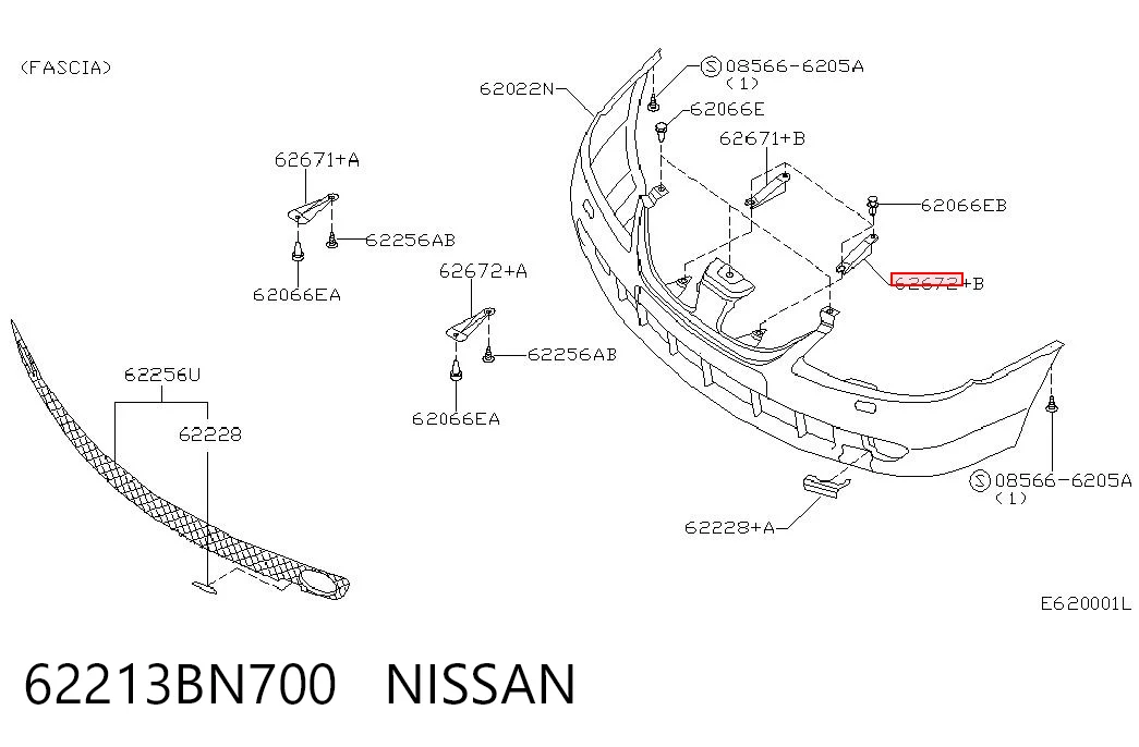62213BN700 Nissan/Infiniti