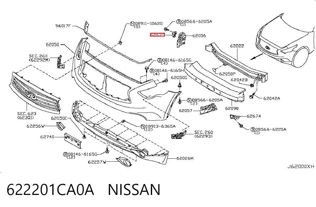 622201CA0A Nissan/Infiniti