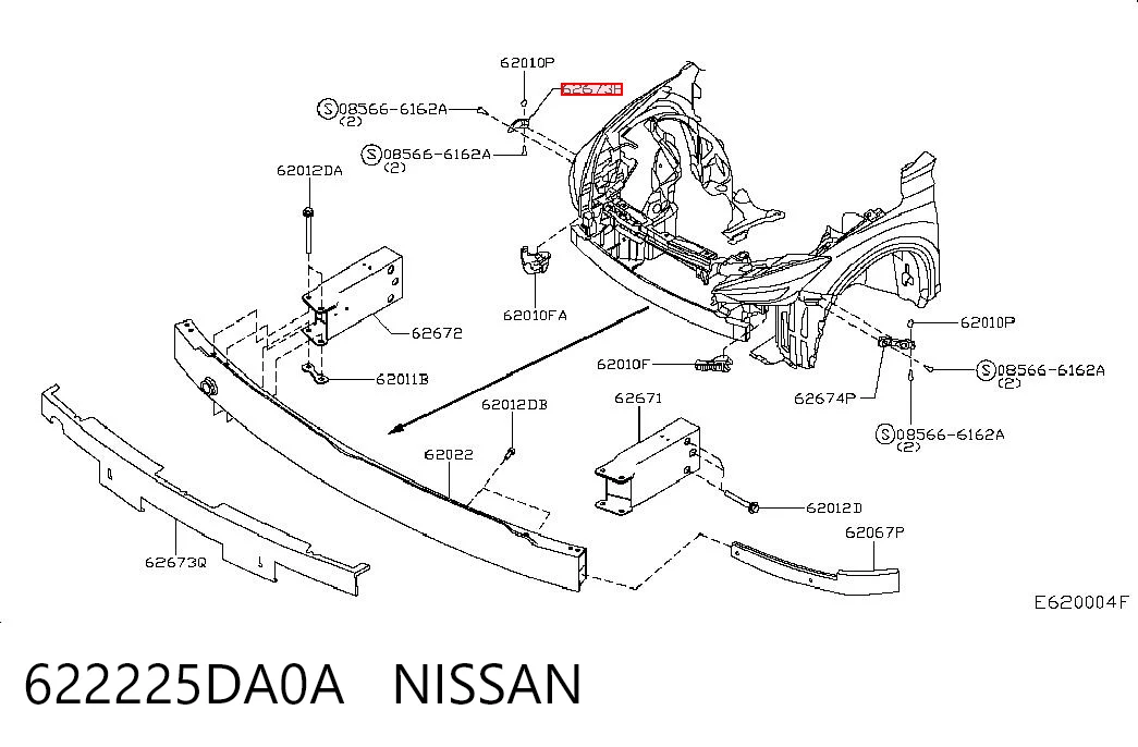 622225DA0A Nissan/Infiniti