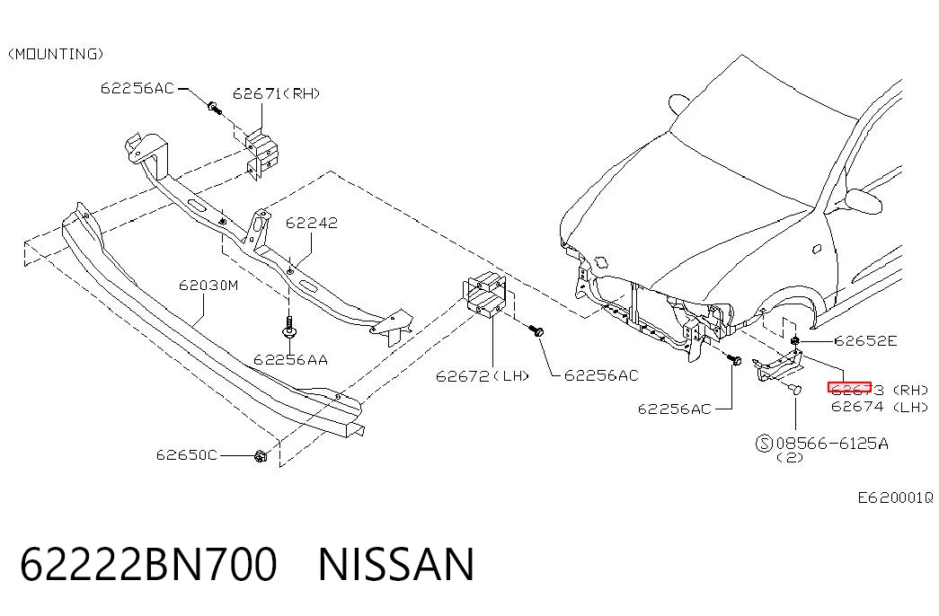 62222BN700 Nissan/Infiniti