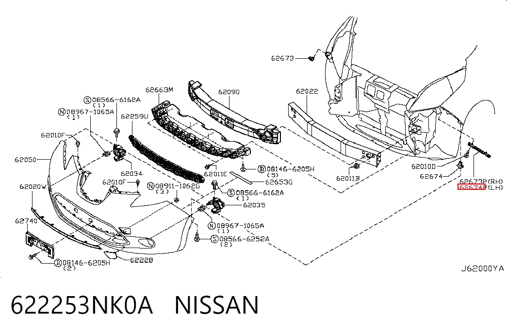 622253NK0A Nissan/Infiniti