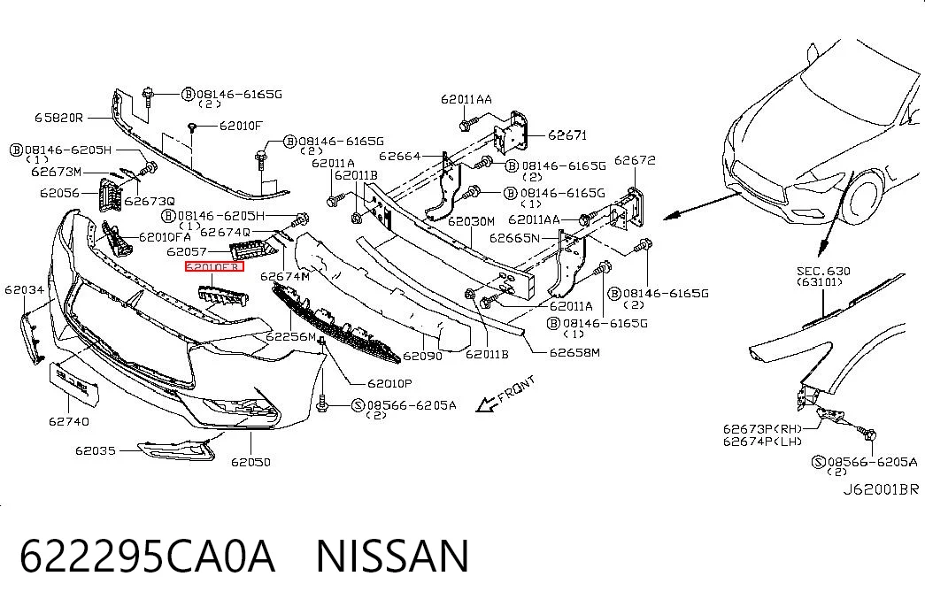 622295CA0A Nissan/Infiniti