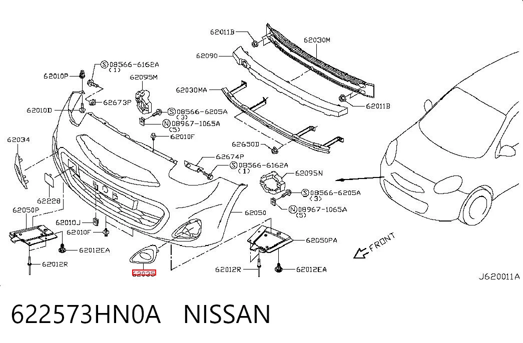 622573HN0A Nissan/Infiniti