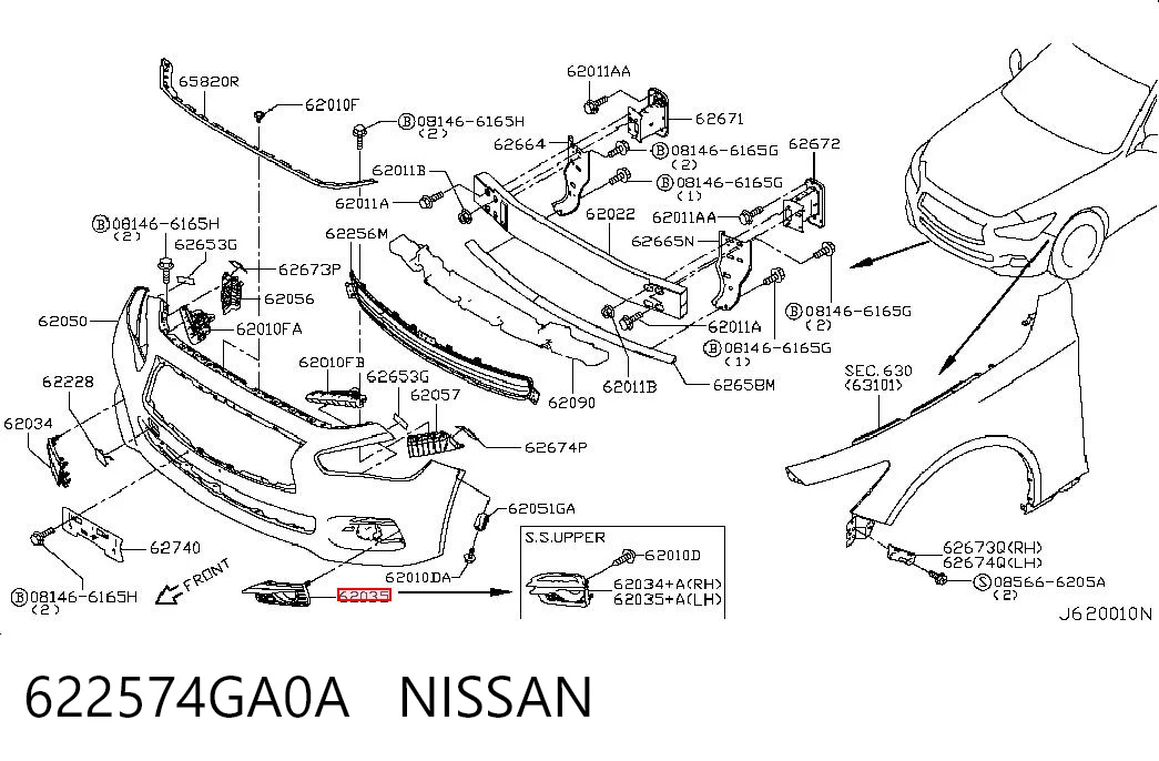 622574GA0A Nissan/Infiniti