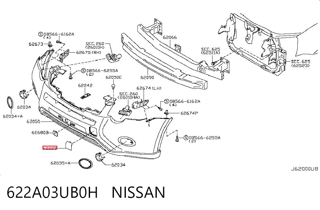 622A03UB0H Nissan/Infiniti