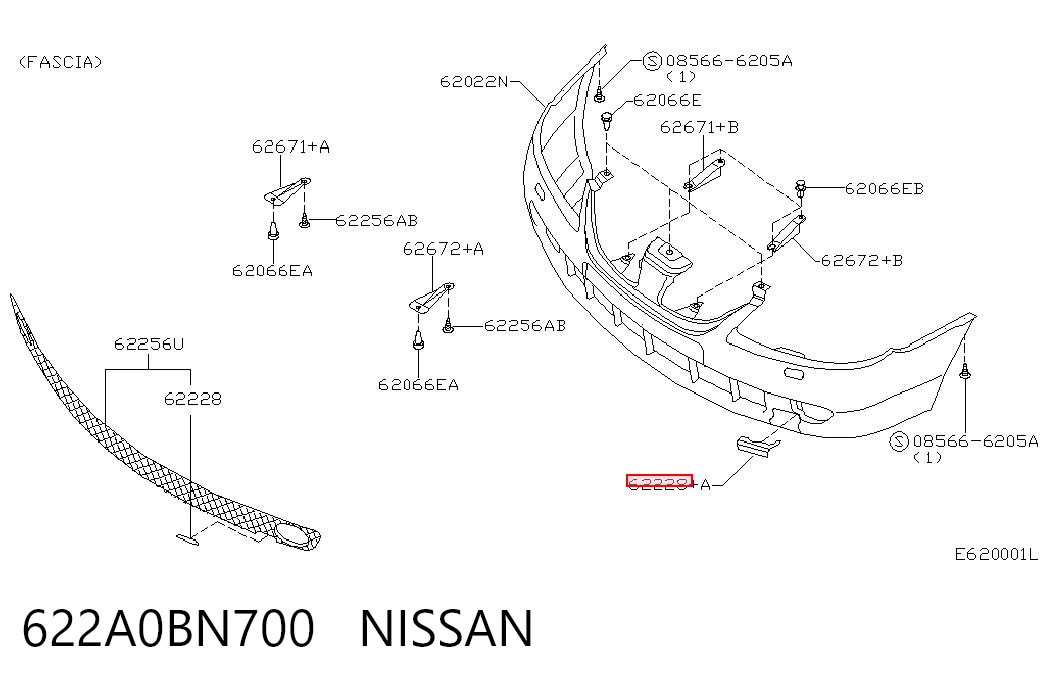 Comprar Tapa del gancho de remolque del parachoques delantero Nissan Almera II N16 a bajo precio