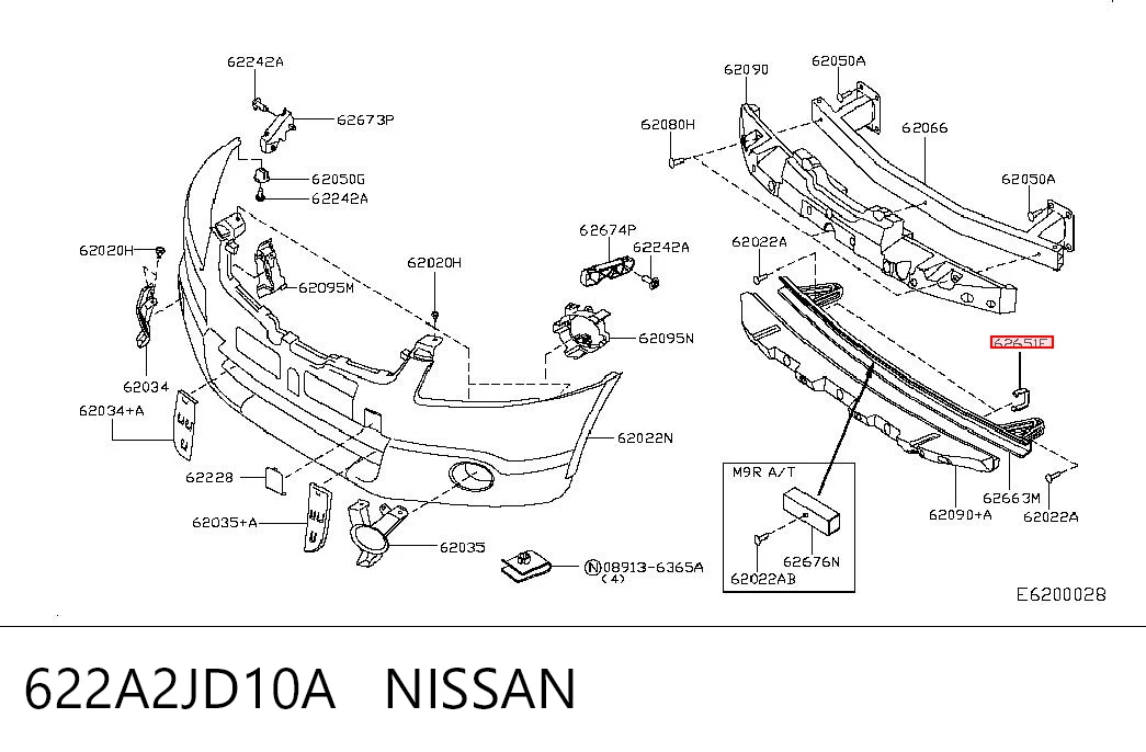 622A2JD10A Nissan/Infiniti