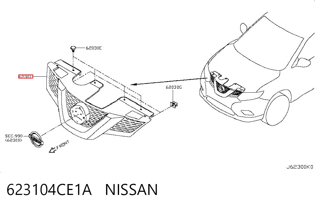 623104CE1A Nissan/Infiniti