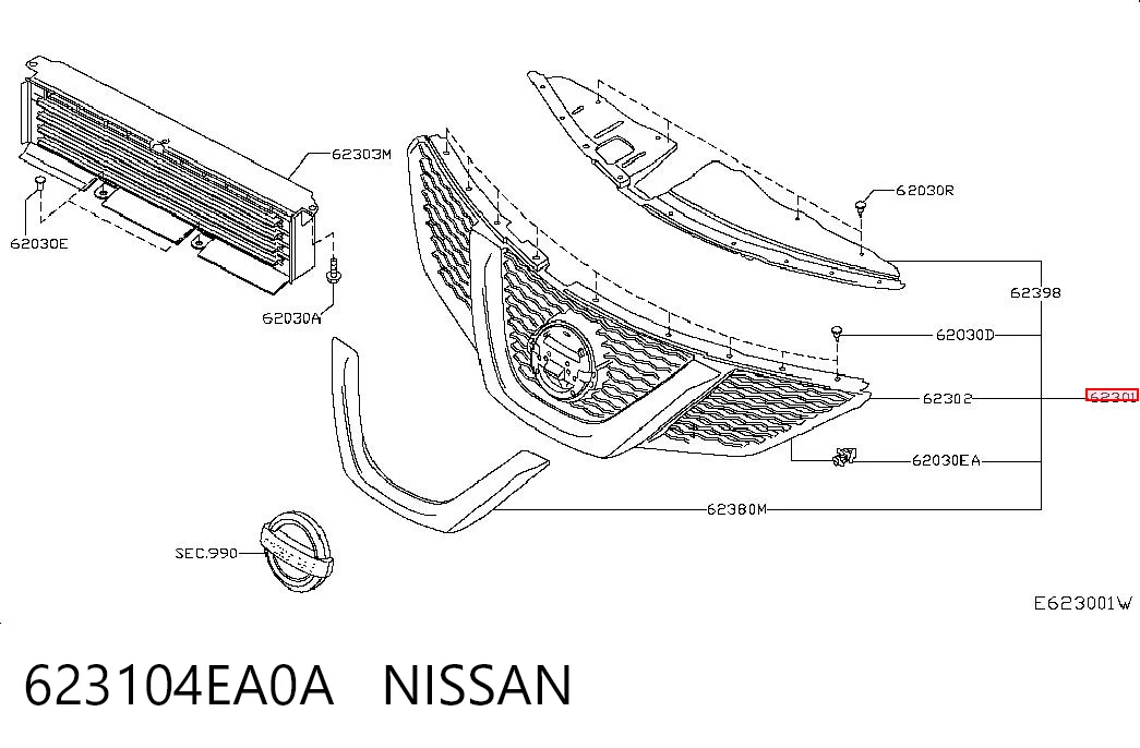 623104EA0A Nissan/Infiniti