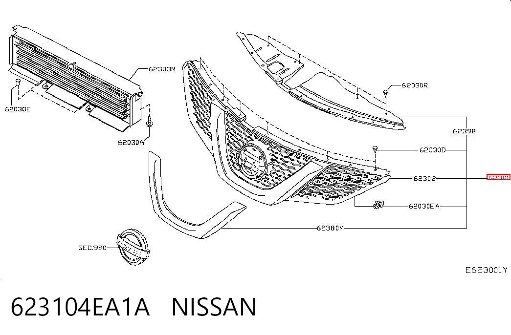 623104EA1A Nissan/Infiniti